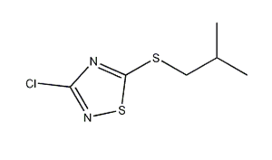 3-CHLORO-5-(ISOBUTYLTHIO)-1,2,4-THIADIAZOLE  CAS NO.36955-41-6